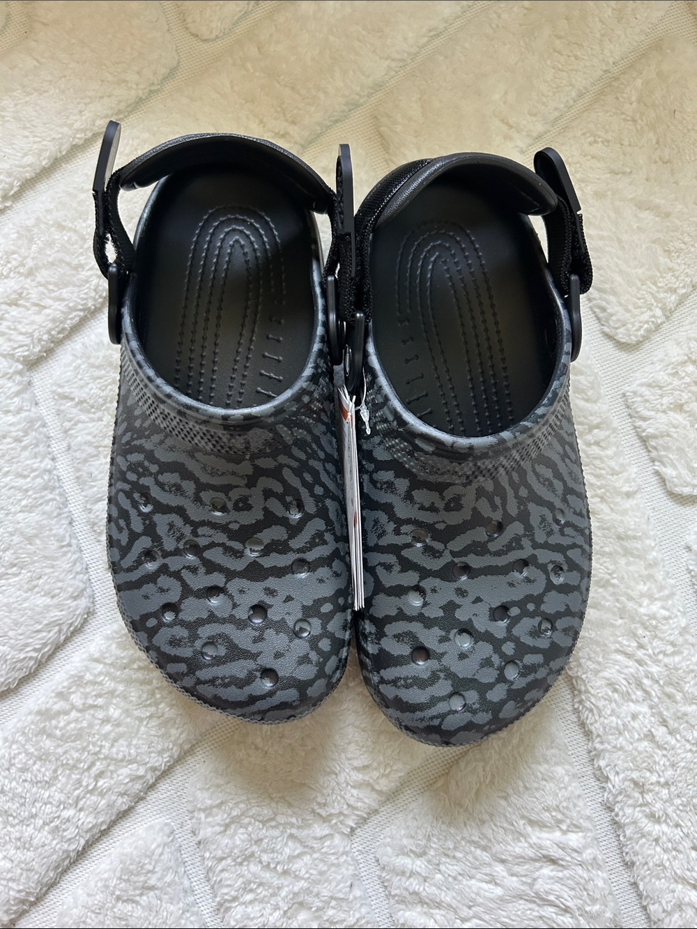 CROCS Classic Work Graphic Clog in Black